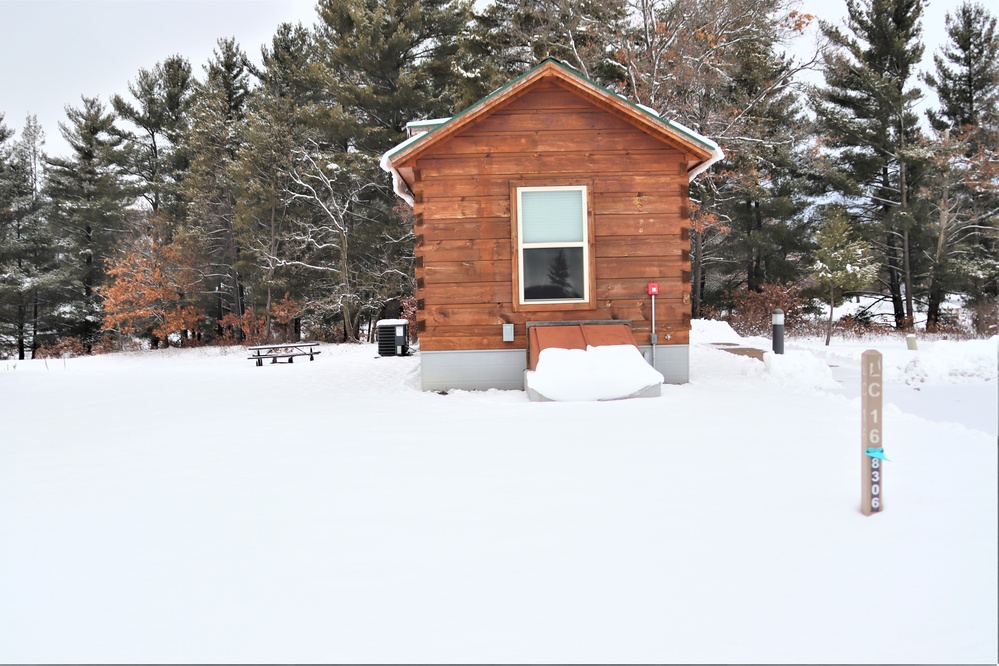 Cabins at Fort McCoy's Pine View Campground