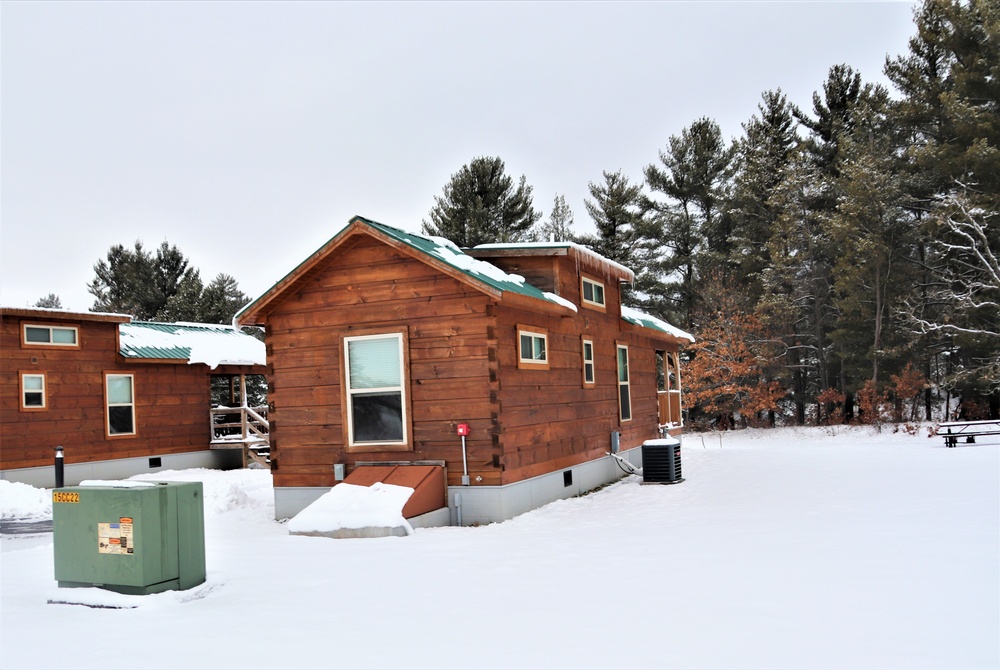 Cabins at Fort McCoy's Pine View Campground