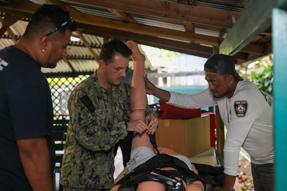 Pacific Partnership 2024-1: First Aid Training Course