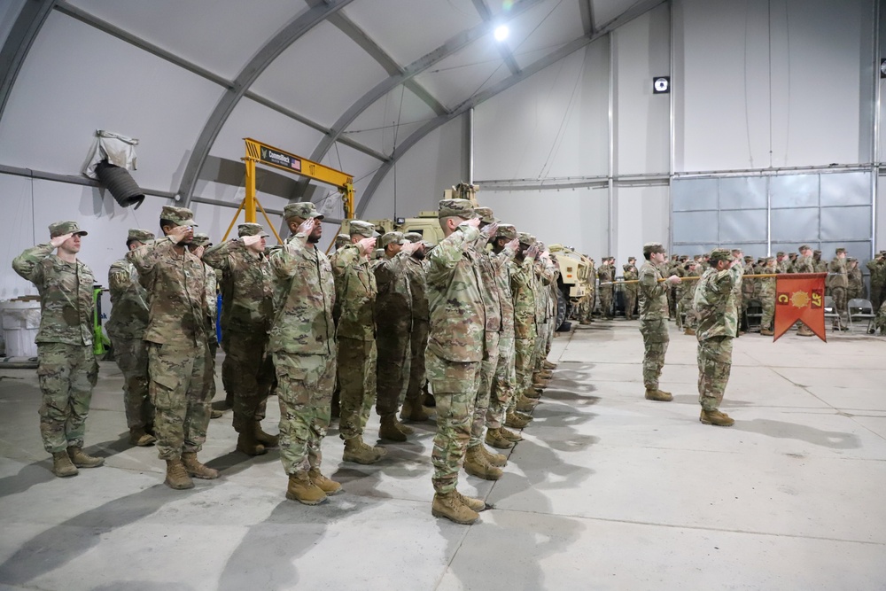 Sustainment Soldiers Host Change of Responsibility