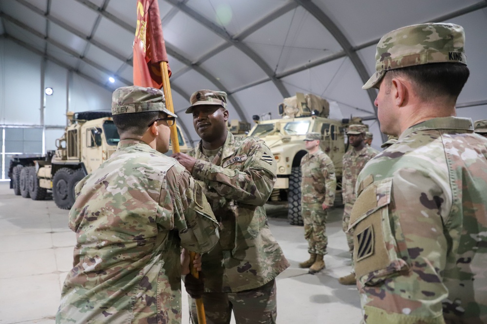 Sustainment Soldiers Host Change of Responsibility