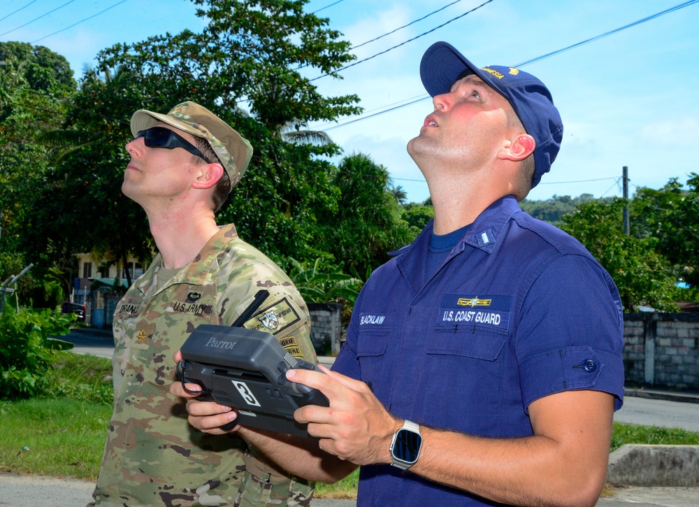 Pacific Partnership 2024-1: Humanitarian Assistance Response Training and Drone Demonstration