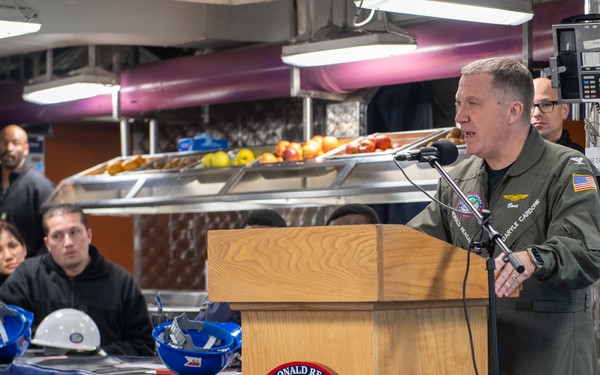 USS Ronald Reagan (CVN 76) Sailors commemorate Martin Luther King Junior Day