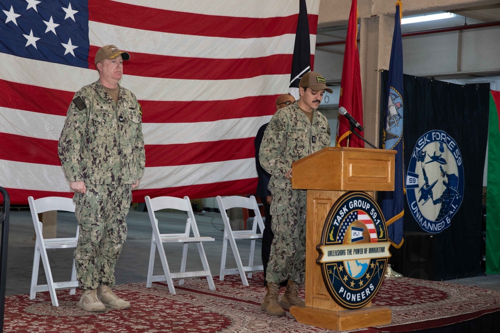 Task Force 59 Launches New Unmanned Task Group 59.1