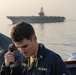 USS Mason Conducts a Vertical Replenishment with USS Dwight D. Eisenhower in support of Operation Prosperity Guardian