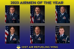 121st Air Refueling Wing recognizes Outstanding Airmen of the Year