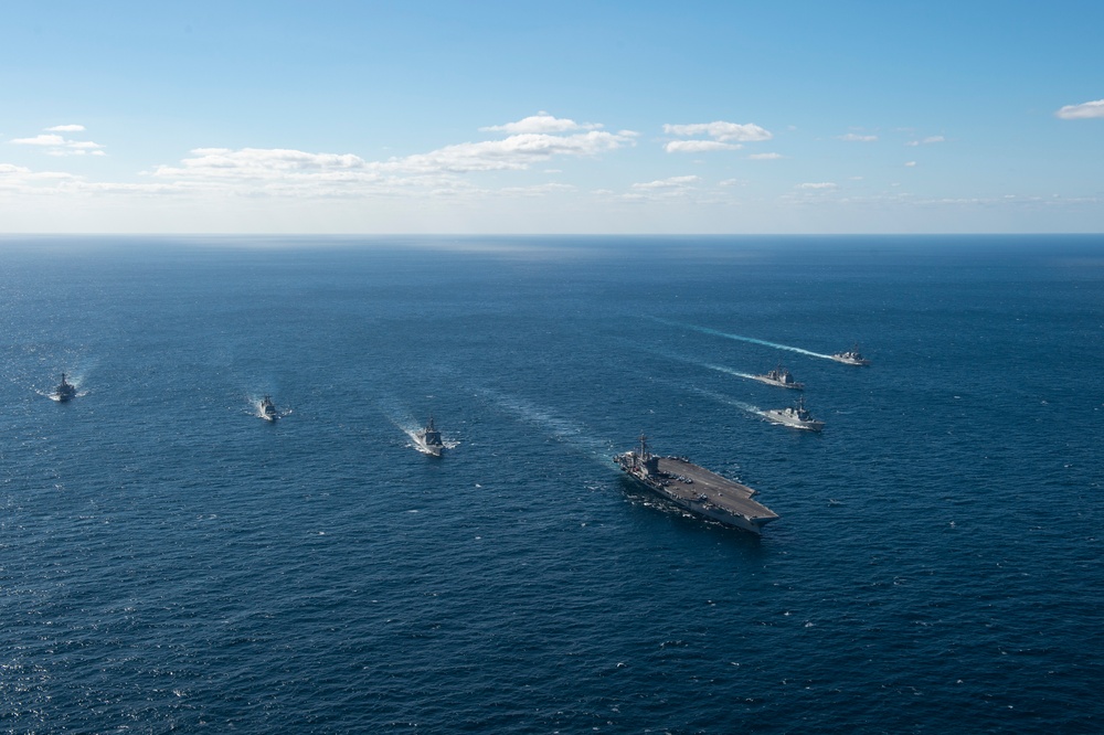 USS Carl Vinson (CVN 70) Trilateral Exercise 2024