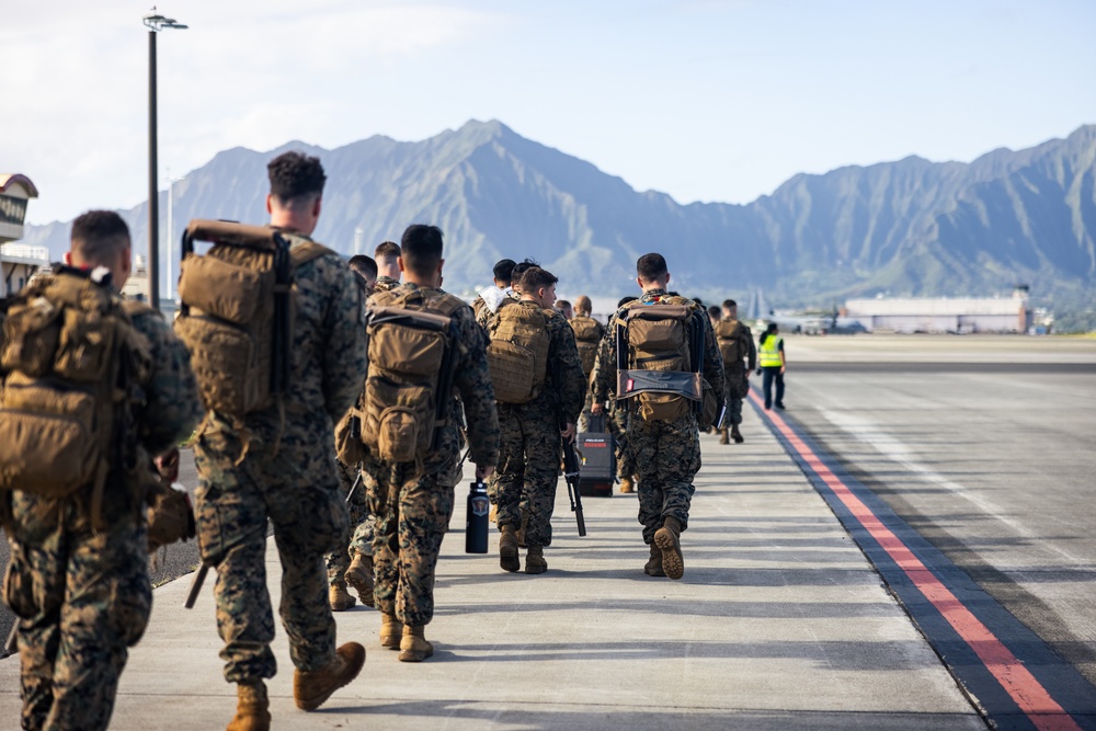 3d LCT Departs for Bougainville III