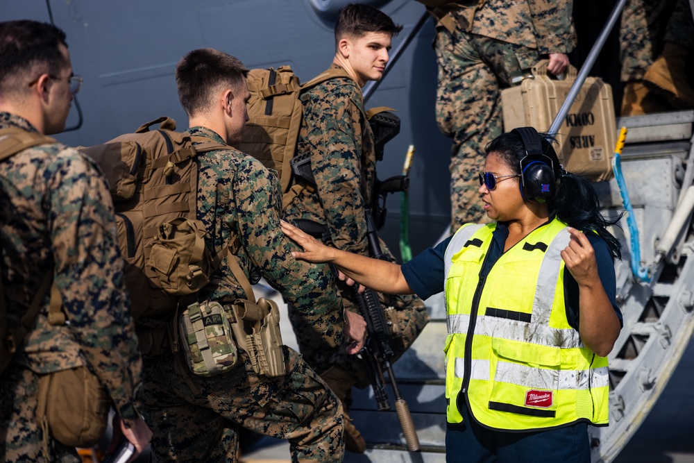 3d LCT Departs for Bougainville III