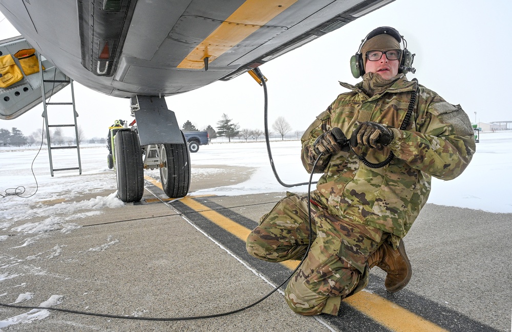 Always Ready: Aerial Tankers at Selfridge Air National Guard Base Preparing for Flight