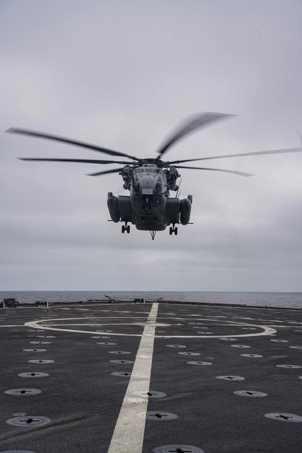 Flight Operations Aboard USS Harpers Ferry