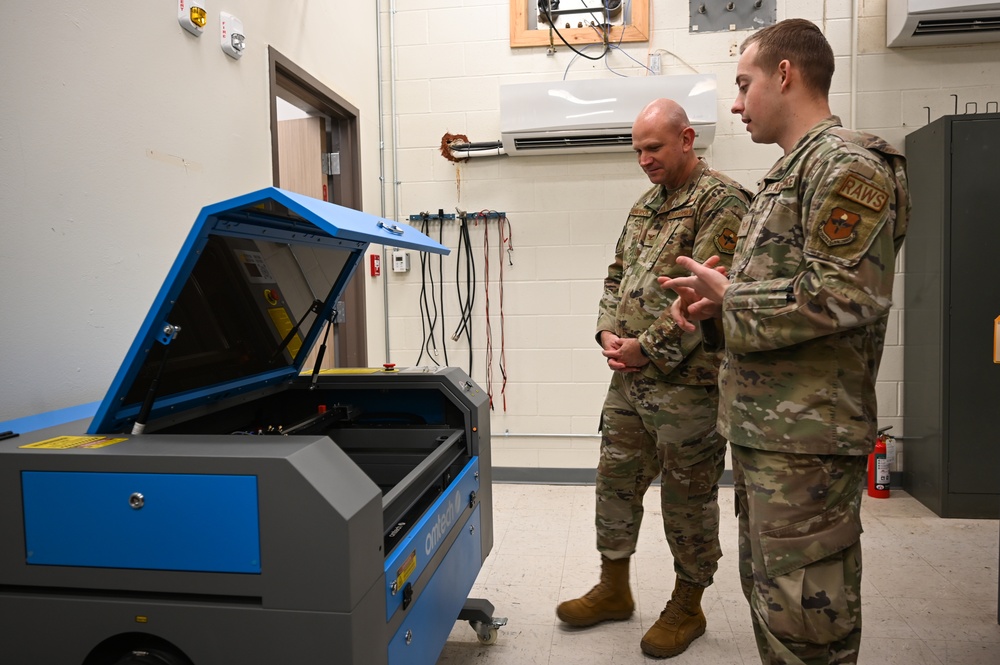 RAWS Visit with Airmen