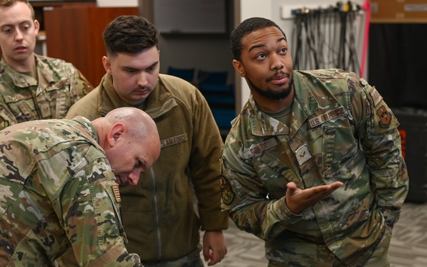 RAWS Visit with Airmen