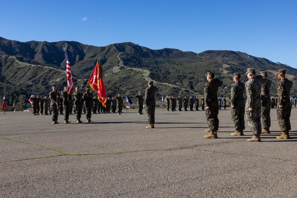 3rd Bn., 1st Marines holds change of command ceremony