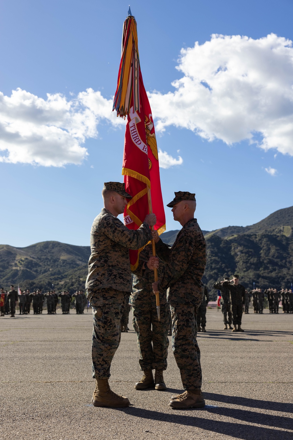 3rd Bn., 1st Marines holds change of command ceremony