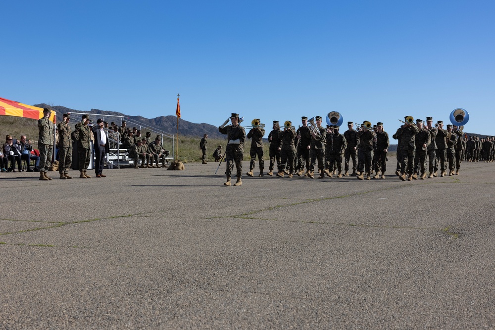 3rd Bn., 1st Marines holds change of command ceremony