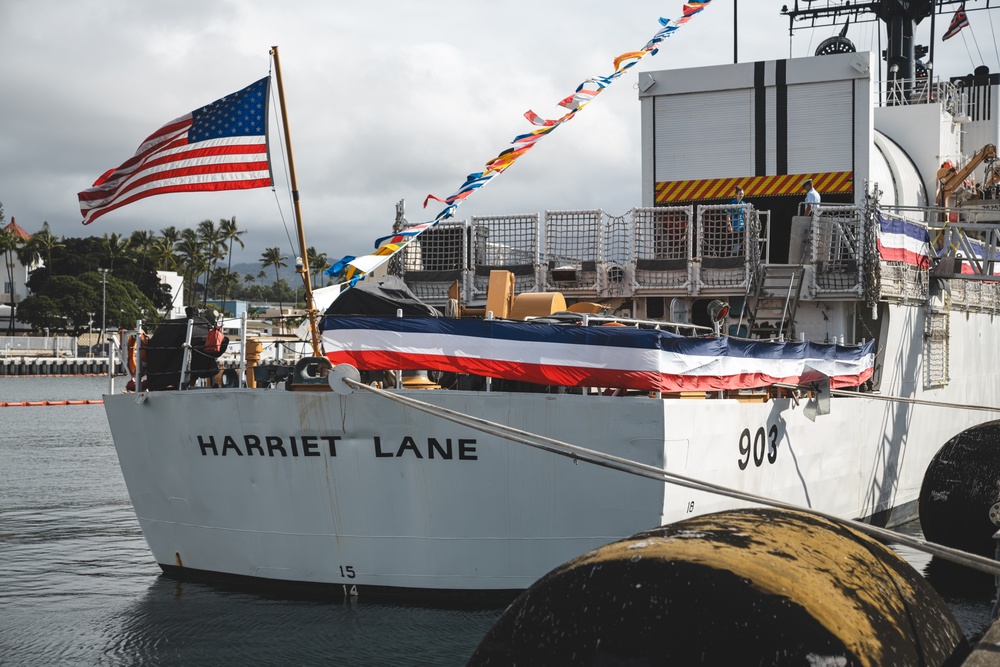 U.S. Coast Guard Cutter Harriet Lane change of home port ceremony