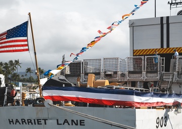 U.S. Coast Guard Cutter Harriet Lane change of home port ceremony
