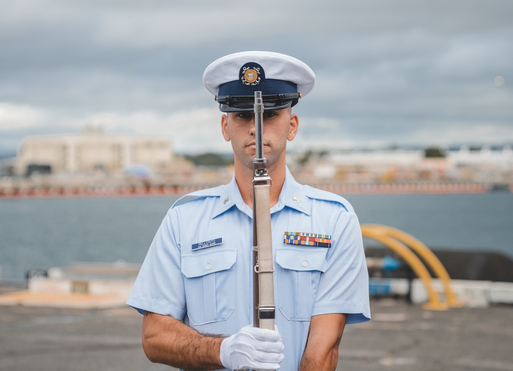 U.S. Coast Guard Cutter Harriet Lane change of home port ceremony