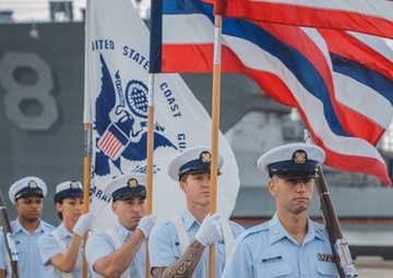 U.S. Coast Guard Cutter Harriet Lane change of home port ceremony