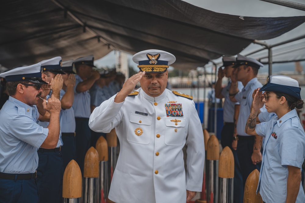 U.S. Coast Guard Cutter Harriet Lane change of home port ceremony