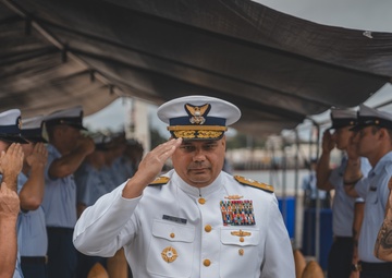 U.S. Coast Guard Cutter Harriet Lane change of home port ceremony