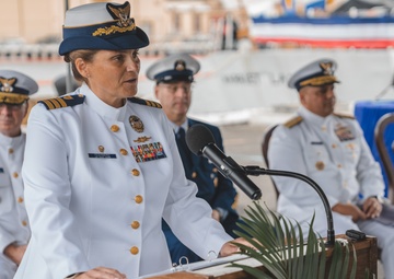 U.S. Coast Guard Cutter Harriet Lane change of home port ceremony