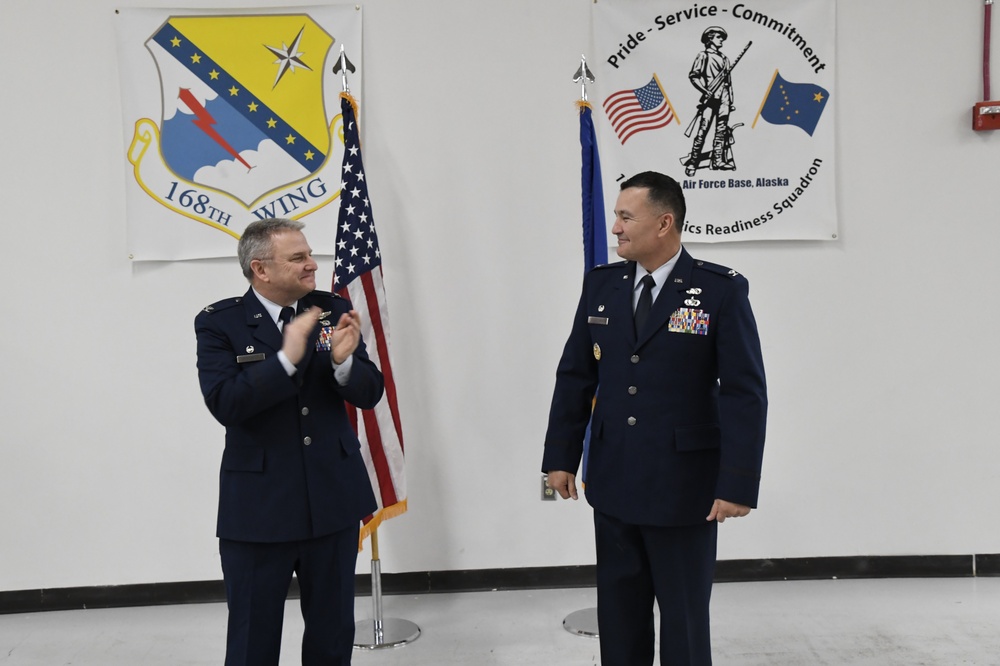 New Leader takes command of the 168th Mission Support Group