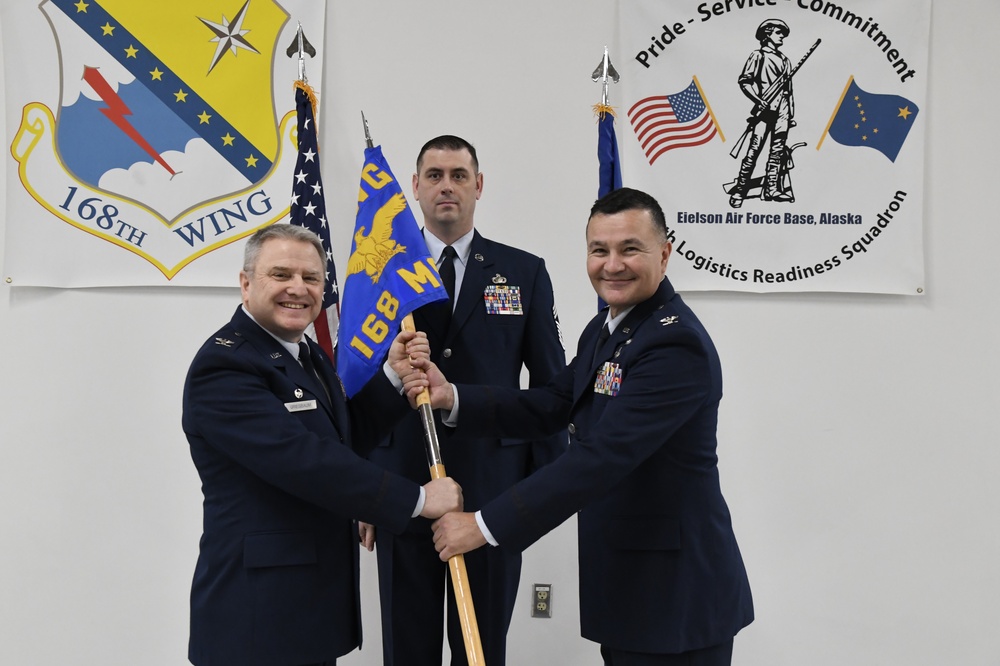 New Leader takes command of the 168th Mission Support Group