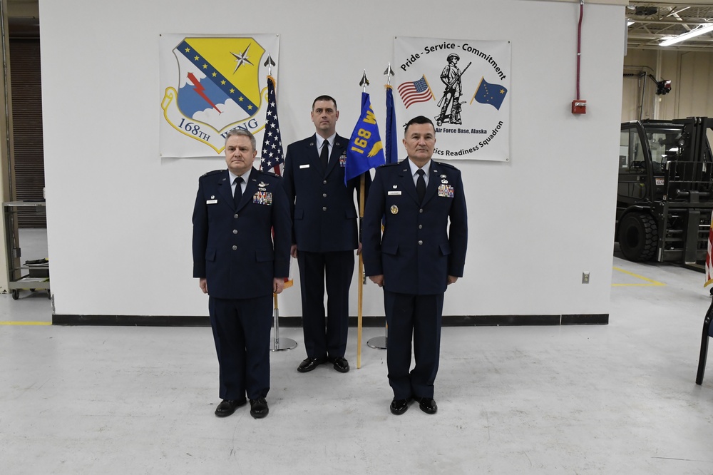 New Leader takes command of the 168th Mission Support Group