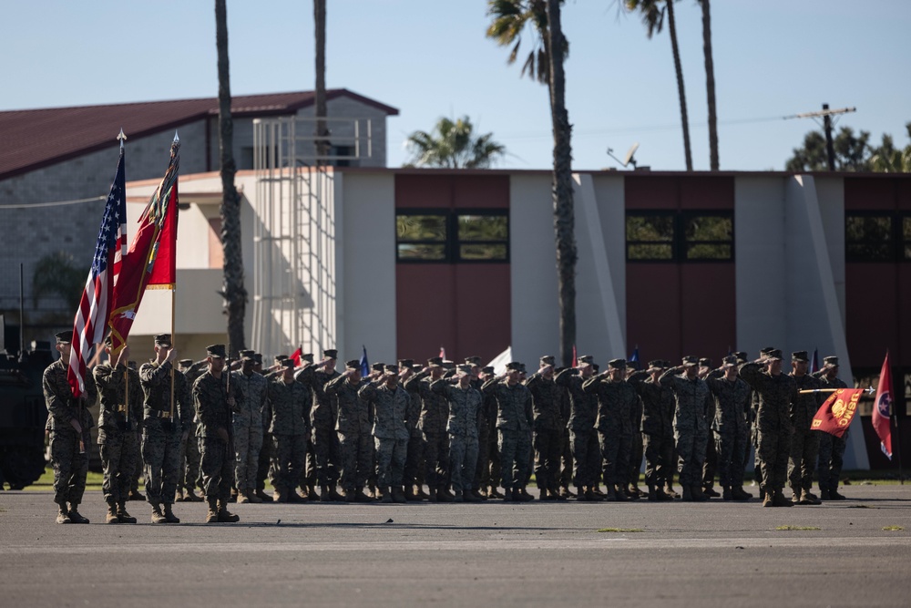 3rd AA Bn. holds relief, appointment ceremony