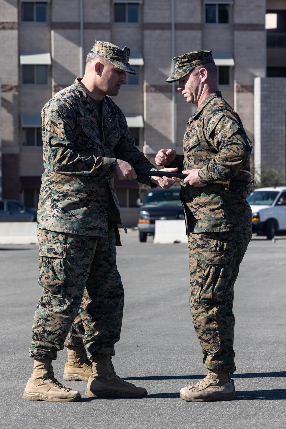 3rd AA Bn. holds relief, appointment ceremony