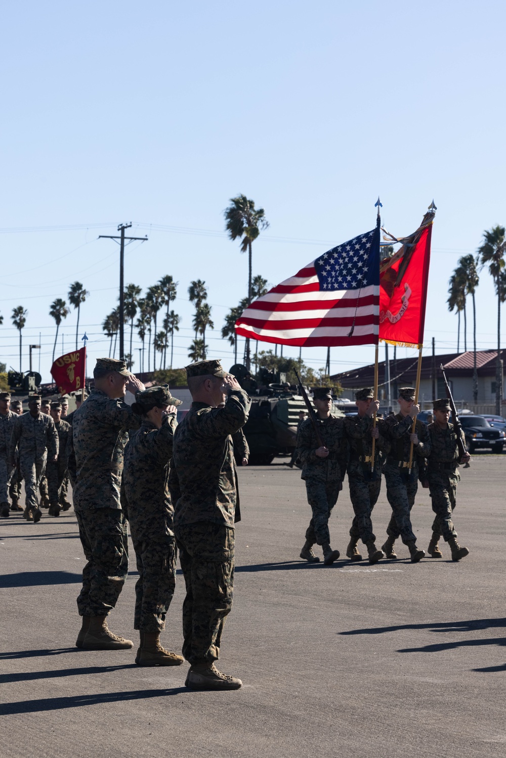 3rd AA Bn. holds relief, appointment ceremony