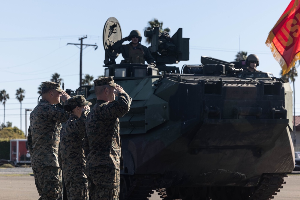 3rd AA Bn. holds relief, appointment ceremony