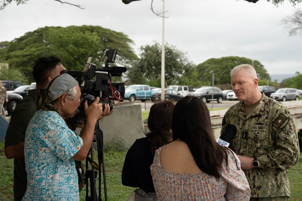 JTF-RH, NCTF-RH leaders address commencement of Red Hill residual fuel removal