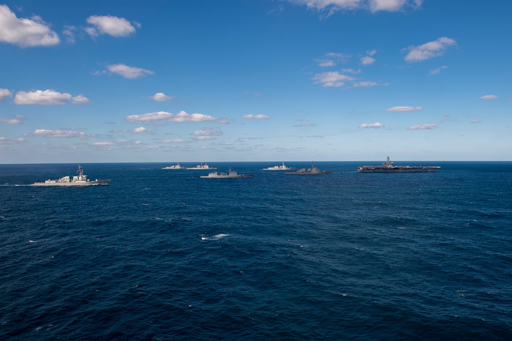 USS Carl Vinson (CVN 70) Trilateral Exercise 2024