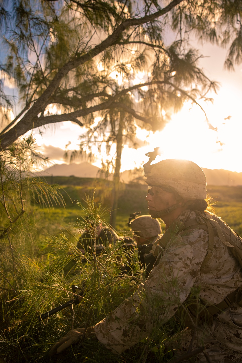 Knock Knock: Headquarters Battalion Conducts Field Exercise