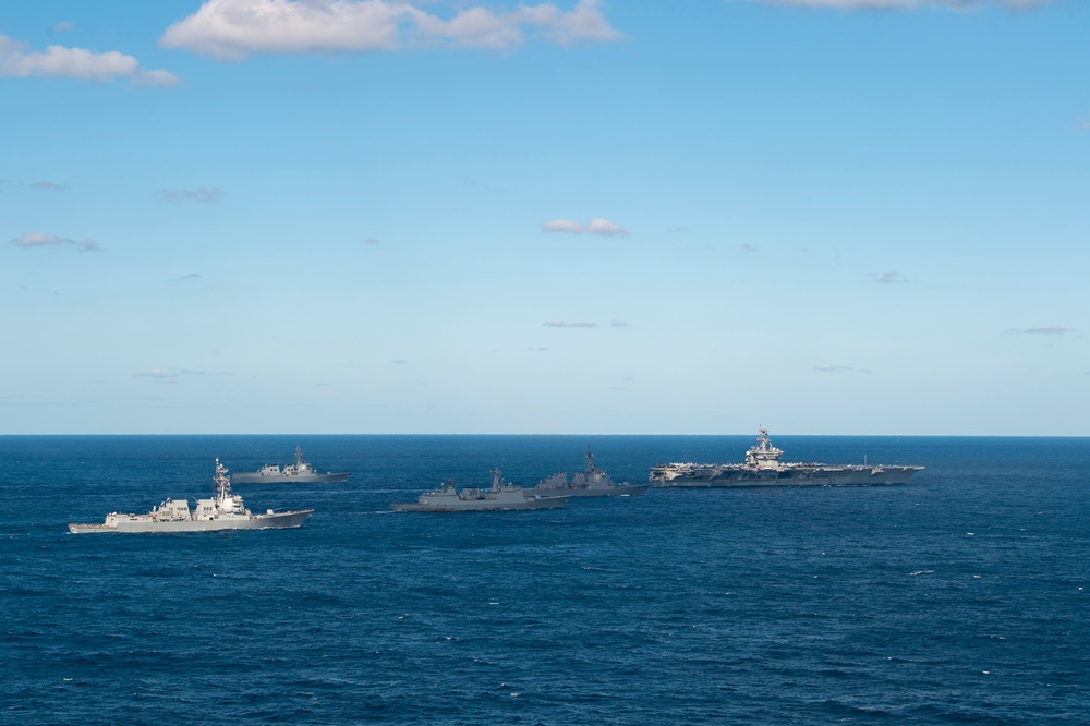 USS Carl Vinson (CVN 70) Trilateral Exercise 2024