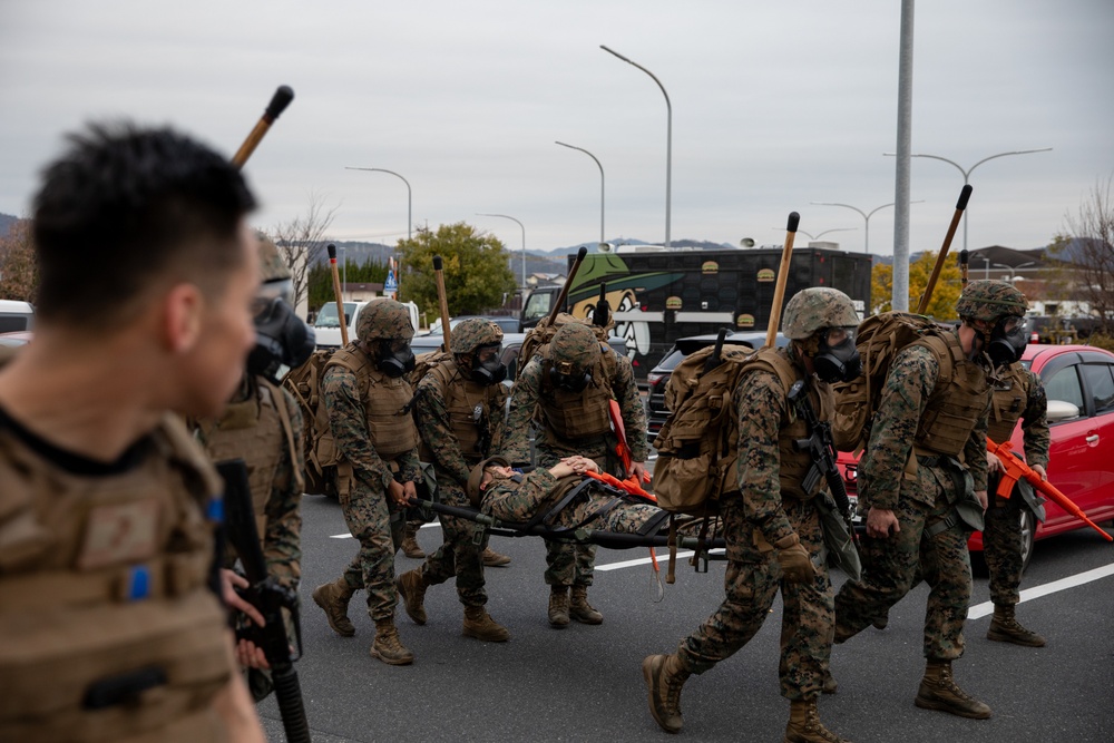 MCAS Iwakuni Marines Run the Culminating Event of Their Martial Arts Instructor Course