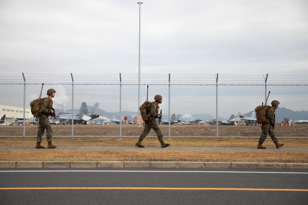 MCAS Iwakuni Marines Run the Culminating Event of Their Martial Arts Instructor Course