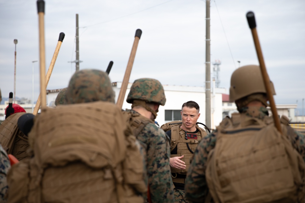 MCAS Iwakuni Marines Run the Culminating Event of Their Martial Arts Instructor Course