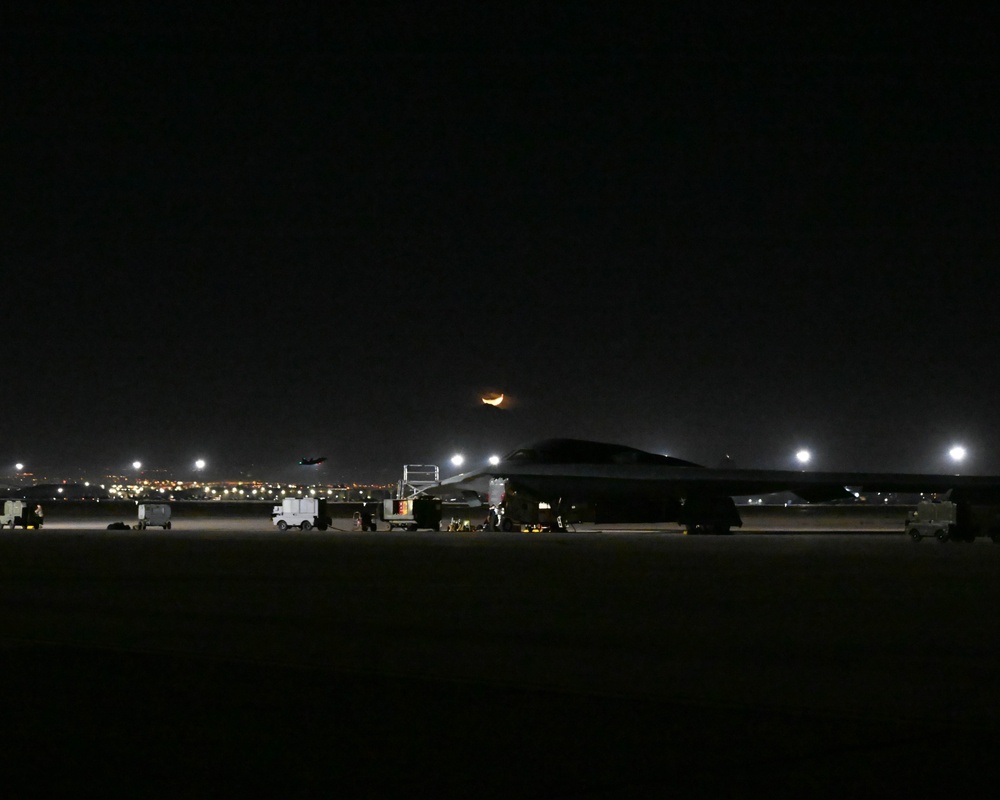 B-2 Spirit Conducts training operations at Red Flag 24-1