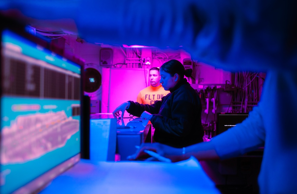 Flight Deck Control Nighttime Operations