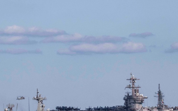 Carrier Strike Group ONE participates in Trilateral Exercise