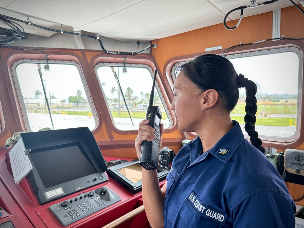 U.S. Coast Guard conducts VFH-FM radio check