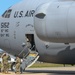 III Marine Expeditionary Force Marines tour U.S. Airforce C-17 Globemaster III