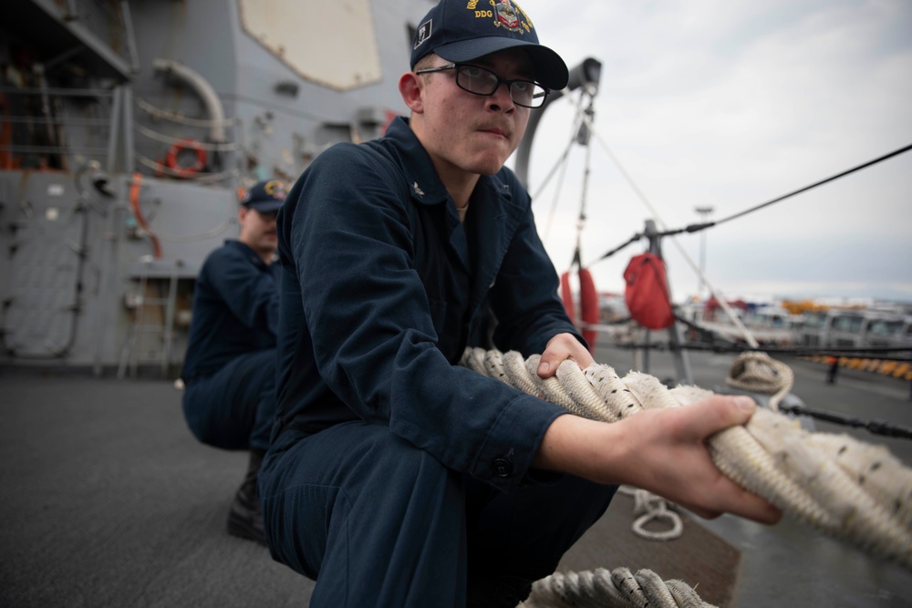 USS William P. Lawrence Sea and Anchor