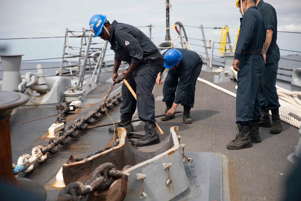 USS William P. Lawrence Sea and Anchor