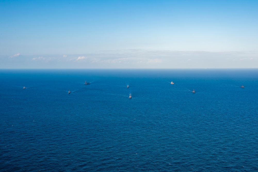 USS Carl Vinson (CVN 70) Trilateral Exercise 2024