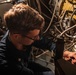 USS Princeton Sailor Conducts Maintenance